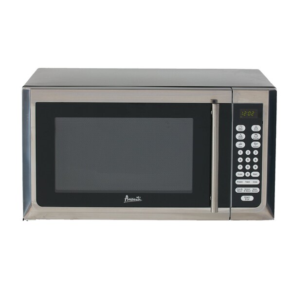 Avanti Avanti 1.6 cu. ft. Microwave Oven, Stainless Steel with Black